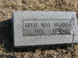 Effie May <I>Boone</I> Means 