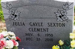 Julia Gayle <I>Sexton</I> Clement 