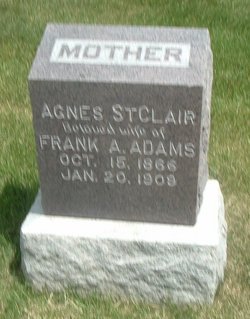 Agnes <I>St Clair</I> Adams 
