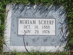 Miriam <I>Fisher</I> Scherf 