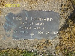 PVT Leo J. Leonard 