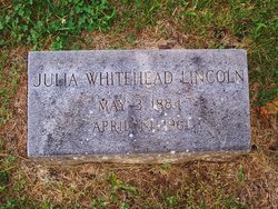 Mrs Julia O'Neal <I>Whitehead</I> Lincoln 