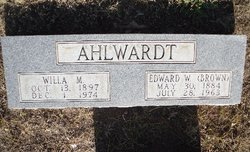 Edward William Klint “Ed” Ahlwardt 