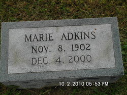 Mintie Marie <I>Lewis</I> Adkins 
