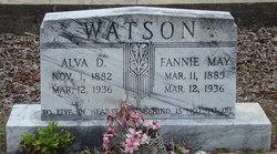 Fannie May <I>Usry</I> Watson 