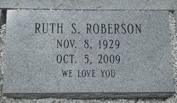 Ruth <I>Snyder</I> Roberson 