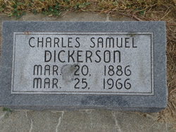 Charles Samuel “Charlie” Dickerson 