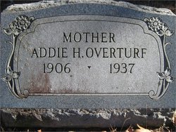 Adeline Helen “Addie” <I>Hayden</I> Overturf 