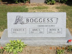 Anna L “Ann” <I>Casto</I> Boggess 