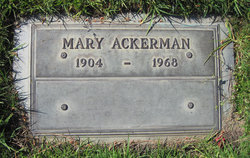 Mary Florence Ackerman 