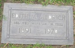 Edith Mae <I>Martin</I> Aldrich 