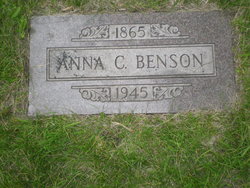 Anna Catherine (Cajsa) <I>Nelson</I> Benson 