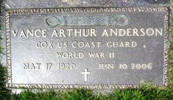 Vance Arthur Anderson 