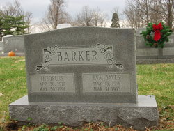 Eva Marie <I>Bayes</I> Barker 