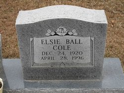 Elsie Marie <I>Ball</I> Cole 