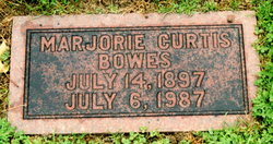 Marjorie <I>Curtis</I> Bowes 