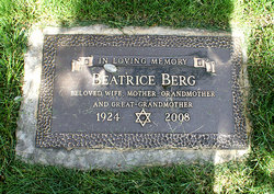 Beatrice <I>Singer</I> Berg 