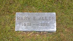 Mary Elizabeth <I>Baker</I> Allen 