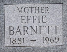 Effie Barnett 