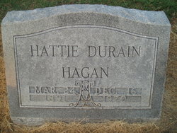 Hattie <I>Franklin</I> Hagan 