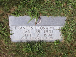Frances Leona Weed 