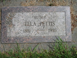 Ella Ellen <I>Willoughby</I> Pettis 