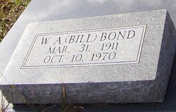 William Alfred “Bill” Bond 