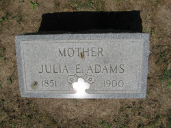 Julia E <I>Finch</I> Adams 
