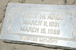 Mary M <I>Thorp</I> Argo 