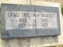 Cora Grace <I>Troutman</I> Brackett 