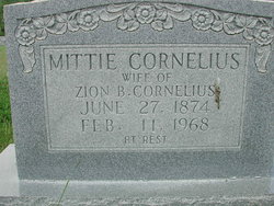 Mittie Idell <I>Horton</I> Cornelius 