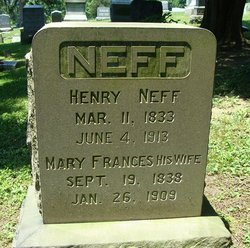 Mary Frances <I>Sprankle</I> Neff 