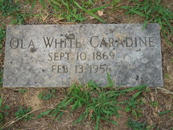 Willie Ola <I>White</I> Caradine 