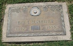 Kathie Lee “Kate” <I>Edmondson</I> Burkhalter 