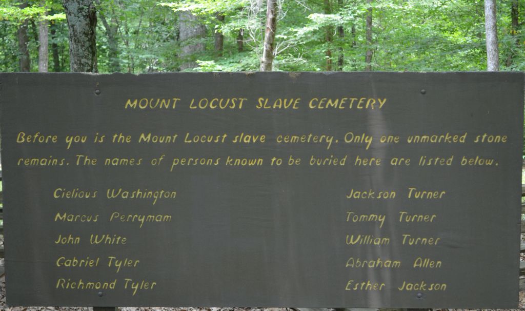 Mount Locust Slave Cemetery