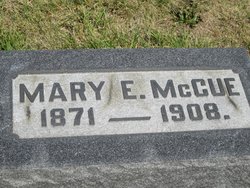 Mary E. <I>Marcum</I> McCue 