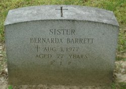 Sr Bernarda “Annie” Barrett 