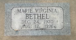 Marie Virginia <I>Bethel</I> Carney 