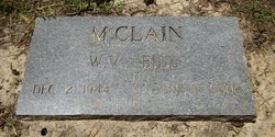 William V “Bill” McClain 