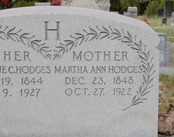 Martha Ann <I>Askew</I> Hodges 