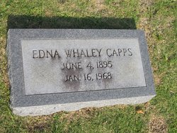 Edna <I>Whaley</I> Capps 