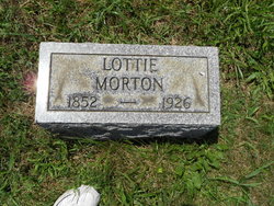 Charlotte “Lottie” <I>Wolcott</I> Morton 