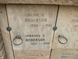 Eugenia K <I>Bergman</I> Anderson 