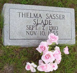Thelma <I>Sasser</I> Slade 