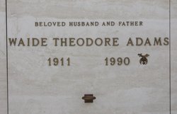 Waide Theodore Adams 