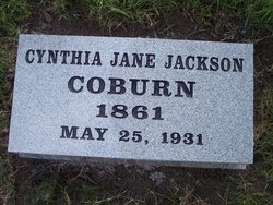 Cynthia Jane <I>Jackson</I> Coburn 