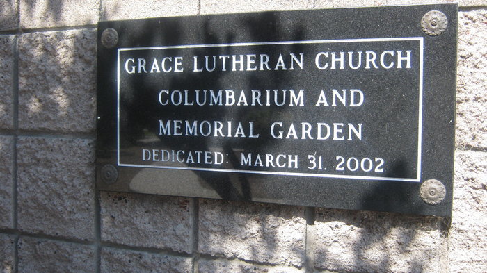 Grace Lutheran Church Columbarium and Memorial Garden