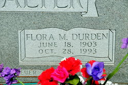 Flora Mae <I>Craft</I> Burkhalter Durden 