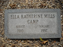Ella Katherine <I>Mills</I> Camp 