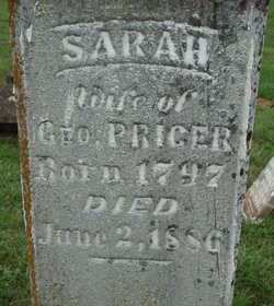 Sarah <I>Brown</I> Pricer 